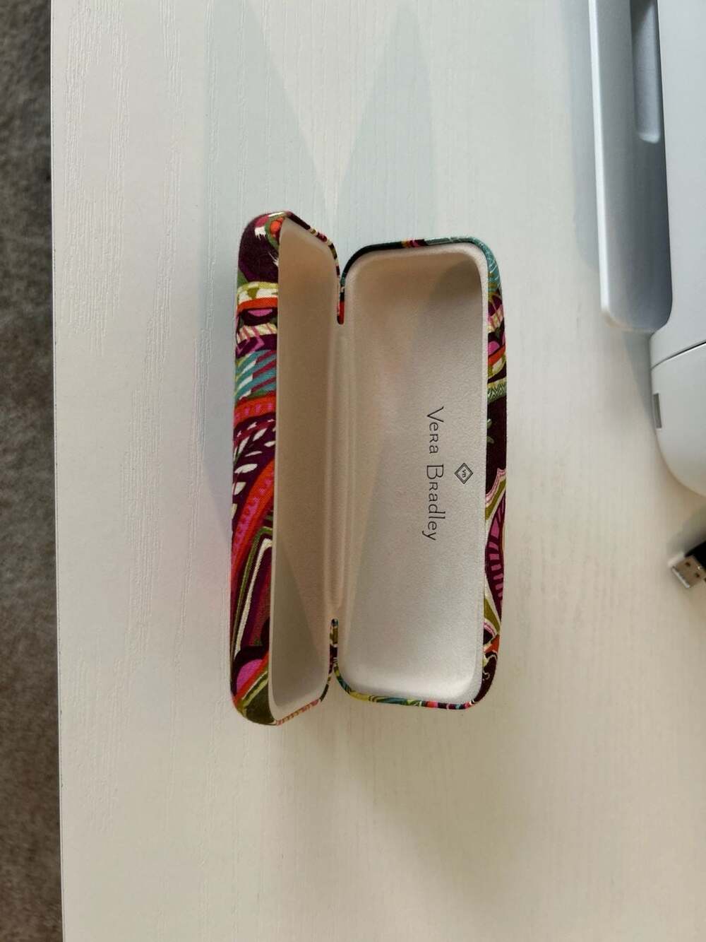 Vera Bradley Hard Eyeglass Case in Paisley Pattern